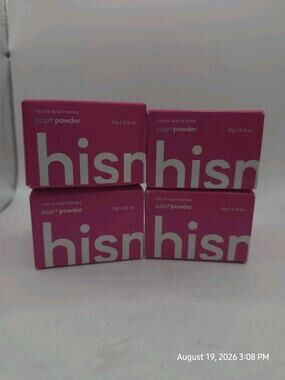 Hismile Pap+ Tooth Whitening Powder Enamel Safe Lot Of 4 Boxes BNIB Sealed